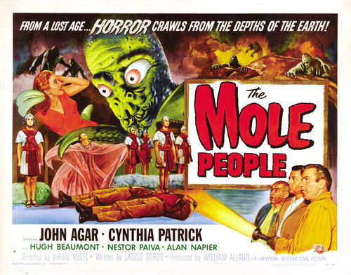 Mole People 02 Poster Canvas Movie Film Print A0 A1 A2 A3 A4 A5 A6 Art Wall Deco