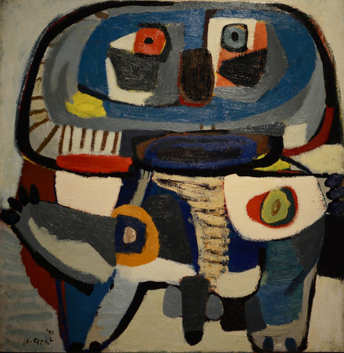 karel-appel---the-square-man-bez ramki Poster Canvas Movie Film Print A0 A1 A2 A