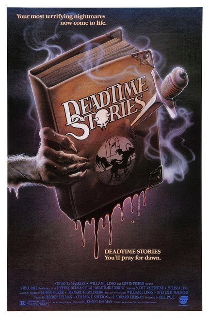Deadtime Stories (1986)_2 Movie Film Poster Canvas iconic design