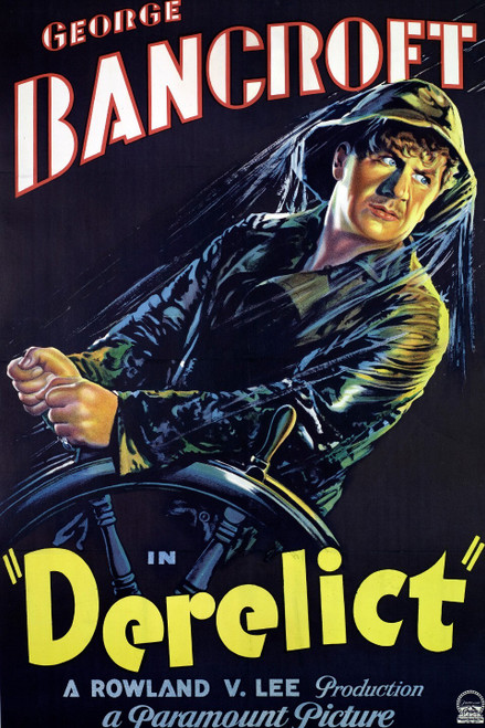 Derelict (1930)_0 Movie Film Poster Canvas iconic design