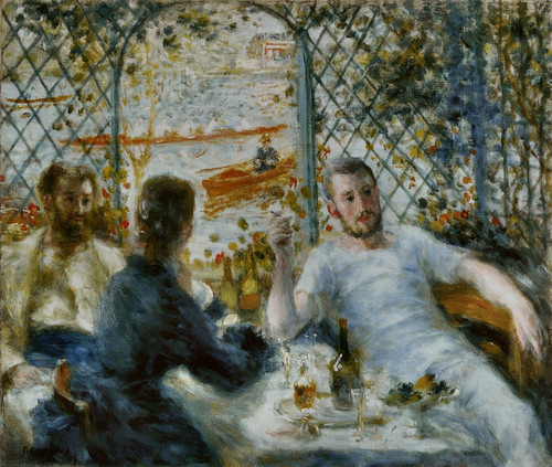 Pierre-Auguste_Renoir_-_Le_Déjeuner_au_bord_de_la_rivière Poster Canvas Movie Fi