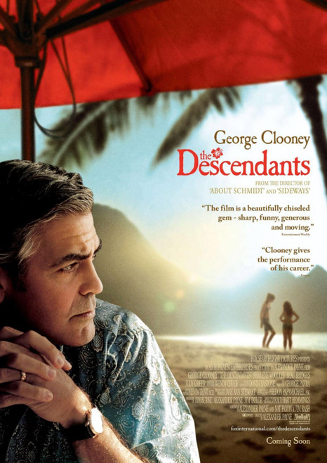 The Descendants (2011)_3 Poster Canvas Movie Film Print A0 A1 A2 A3 A4 A5 A6 Art