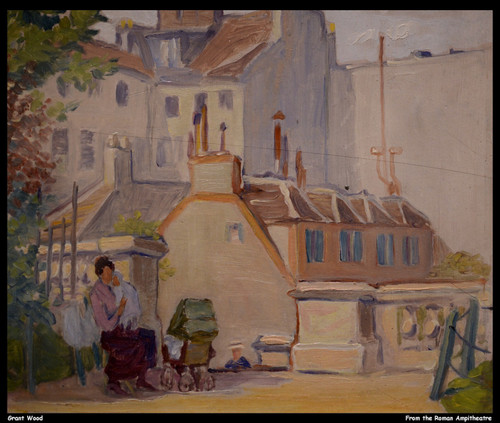 grant-wood--from-the-roman-ampitheatre--jpb_15483803528_o(1) Poster Canvas Movie