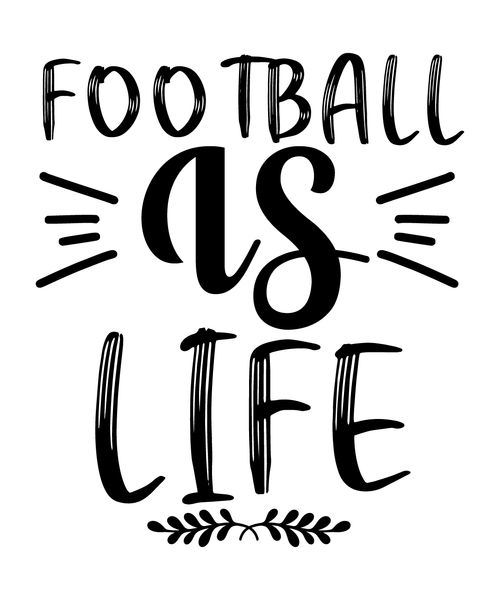 Football Is Life-01 Personalized Poster Canvas Print A0 A1 A2 A3 A4 A5 A6 Art Wa
