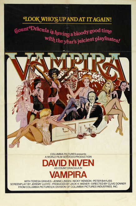 Vampira (1974)_0 Poster Canvas Movie Film Print A0 A1 A2 A3 A4 A5 A6 Art Wall De