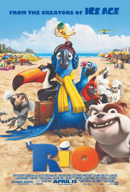 Rio (2011)_3 Poster Canvas Movie Film Print A0 A1 A2 A3 A4 A5 A6 Art Wall Decora
