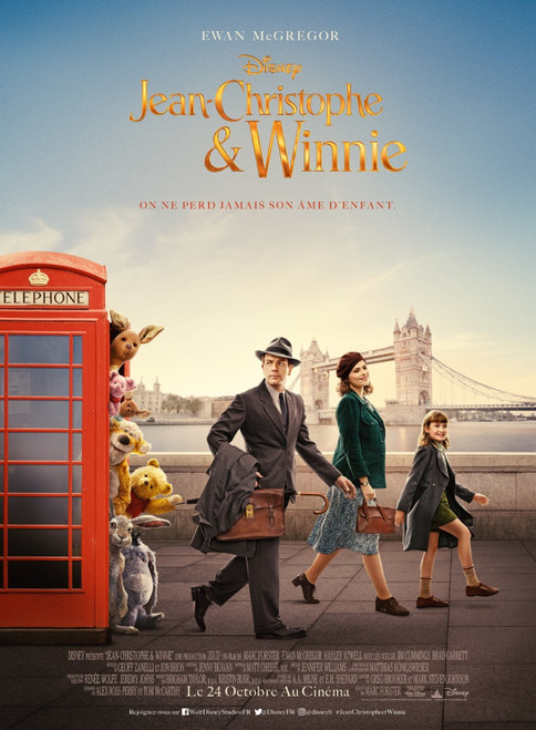 Christopher Robin (2018)_5 Movie Film Poster Canvas iconic design