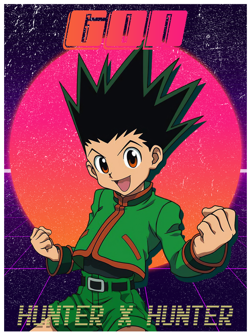 Gon Freecss 40 Poster Canvas Fanmade Prints A0 A1 A2 A3 A4 A5 A6