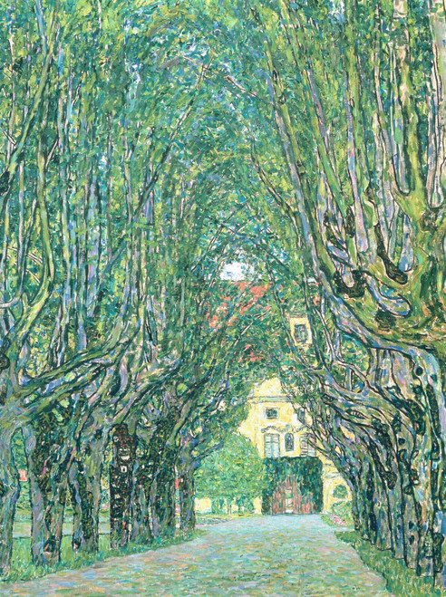 Avenue in Front of Kammer Castle- Klimt 1912 Poster Canvas Movie Film Print A0 A