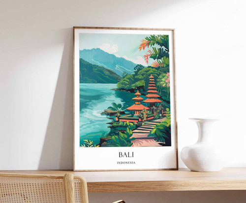 1_Bali Poster, Indonesia Poster, Beach Poster, Travel Poster, Home Decor, Tropic