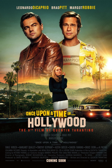 Once upon Time in Hollywood 12 Poster Canvas Movie Film Print A0 A1 A2 A3 A4 A5