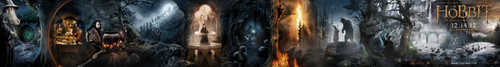 The Hobbit_ An Unexpected Journey (2012)_3 Poster Canvas Movie Film Print A0 A1