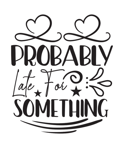 Probably Late For Something-01 (4) Poster Canvas Movie Film Print A0 A1 A2 A3 A4