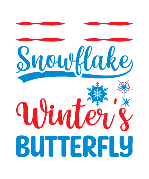 A Snowflake Is Winter's Butterfly Poster Canvas Movie Film Print A0 A1 A2 A3 A4