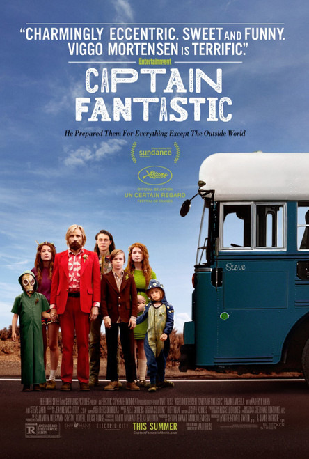 Captain Fantastic (2016)_1 Movie Film Poster Canvas iconic design