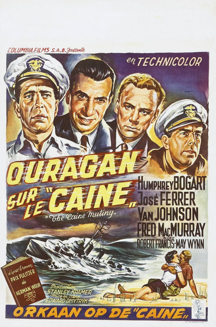 The Caine Mutiny (1954)_3 Poster Canvas Movie Film Print A0 A1 A2 A3 A4 A5 A6 Ar