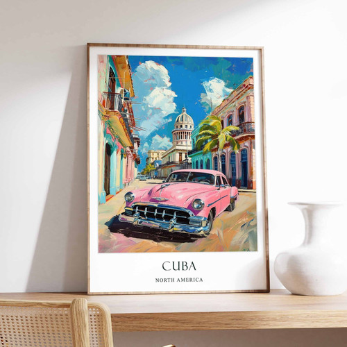 10_Cuba Poster, Havana Poster, Caribbean Poster, Cuban Culture, Vintage Poster,
