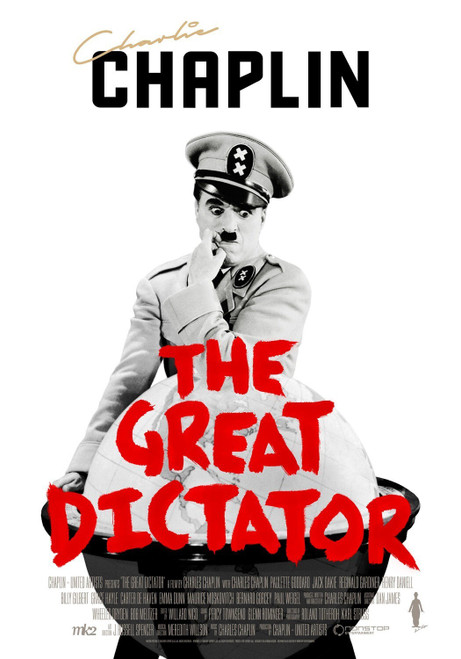 The Great Dictator (1940)_3 Poster Canvas Movie Film Print A0 A1 A2 A3 A4 A5 A6
