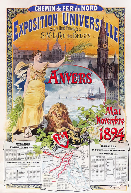 51332082233_FRAIPONT, Gustave. Exposition Universelle, Anvers, 1894.-artofuniver