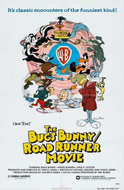 The Bugs Bunny_Road-Runner Movie (1979)_0 Poster Canvas Movie Film Print A0 A1 A