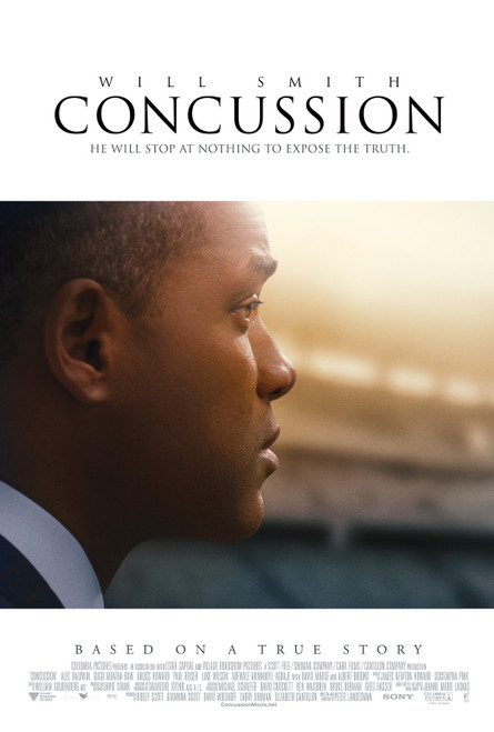 Concussion (2015)_4 Movie Film Poster Canvas iconic design Concussion (2015)_4 Movie Film Poster Canvas iconic design