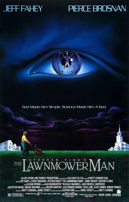 The Lawnmower Man (1992)_0 Poster Canvas Movie Film Print A0 A1 A2 A3 A4 A5 A6 A