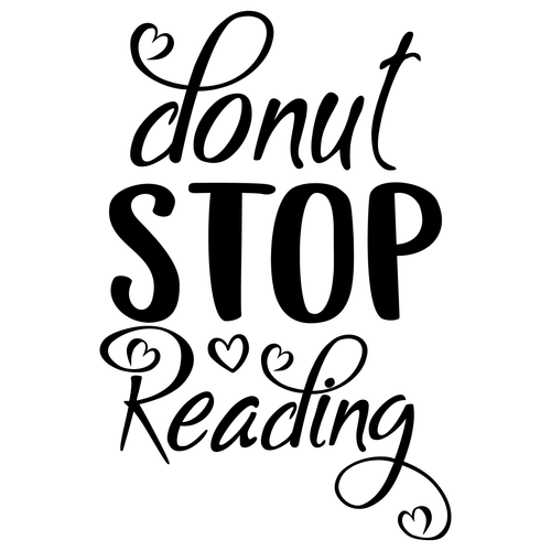 Donut Stop Reading-01 (2) Poster Canvas Movie Film Print A0 A1 A2 A3 A4 A5 A6 Ar