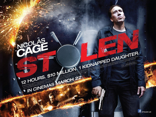Stolen (2012)_4 Poster Canvas Movie Film Print A0 A1 A2 A3 A4 A5 A6 Art Wall Dec