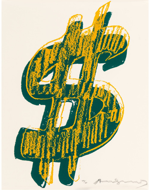 Andy Warhol - Dollar 2 1982 Poster Canvas Movie Film Print A0 A1 A2 A3 A4 A5 A6