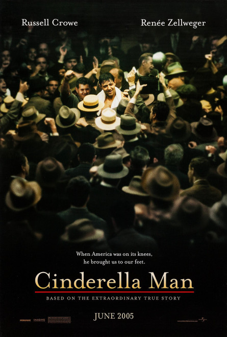 Cinderella Man (2005)_1 Movie Film Poster Canvas iconic design