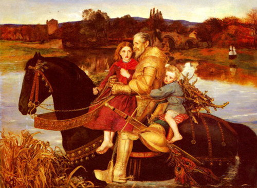 Millais_Sir_John_Everett_A_Dream_Of_The_Past_Sir_Isumbras_At Poster Canvas Movie