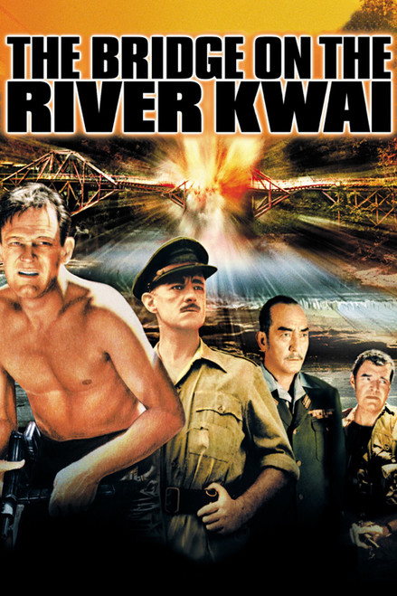 The Bridge on the River Kwai 1 Poster Canvas Movie Film Print A0 A1 A2 A3 A4 A5