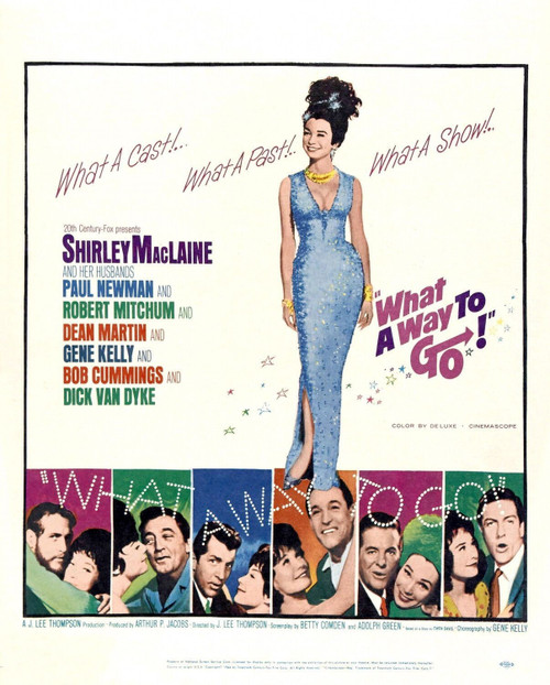 What a Way to Go! (1964)_2 Poster Canvas Movie Film Print A0 A1 A2 A3 A4 A5 A6 A