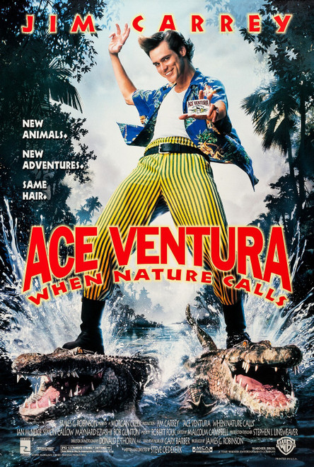 Ace Ventura_ When Nature Calls (1995)_0 Movie Film Poster Canvas iconic design