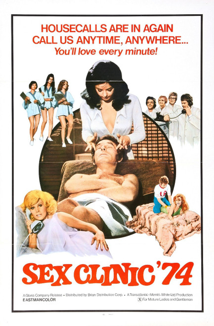 Sex Clinic 74 01 Poster Canvas Movie Film Print A0 A1 A2 A3 A4 A5 A6 Art Wall De