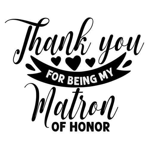Thank you for being my matron of honor-01 (2) Poster Canvas Movie Film Print A0