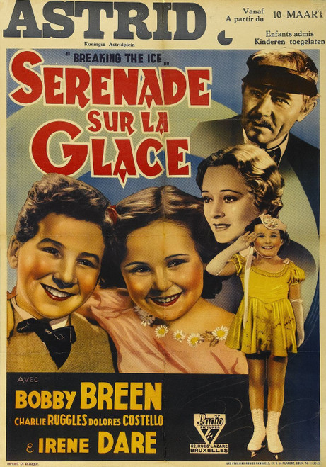 Breaking the Ice (1938)_0 Movie Film Poster Canvas iconic design