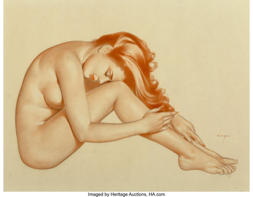 Alberto Vargas (PeruvianAmerican, 1896-1982). Jean, circa 1944 Art Gallery Poste