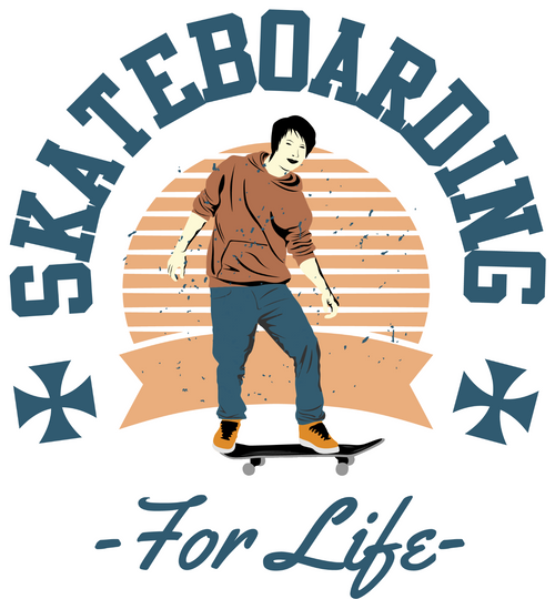 Skateboarding for Life Poster Canvas Movie Film Print A0 A1 A2 A3 A4 A5 A6 Art W