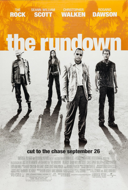 The Rundown (2003)_1 Poster Canvas Movie Film Print A0 A1 A2 A3 A4 A5 A6 Art Wal