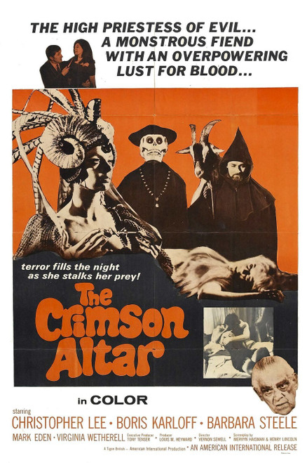 The Crimson Altar (1970)_0 Poster Canvas Movie Film Print A0 A1 A2 A3 A4 A5 A6 A