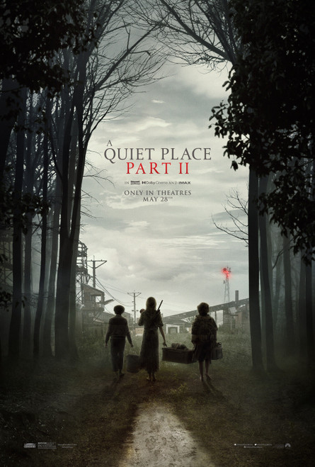 A Quiet Place Part II 1- Poster (A0-A4) Film Movie Picture Art Wall Decor Actor
