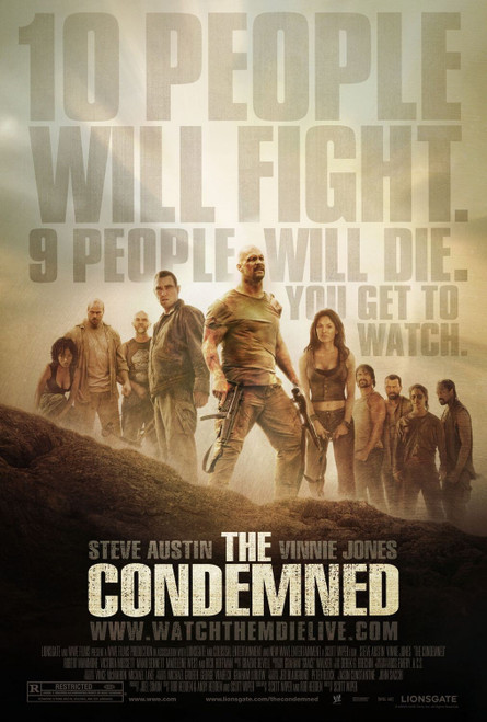 The Condemned (2007)_1 Poster Canvas Movie Film Print A0 A1 A2 A3 A4 A5 A6 Art W