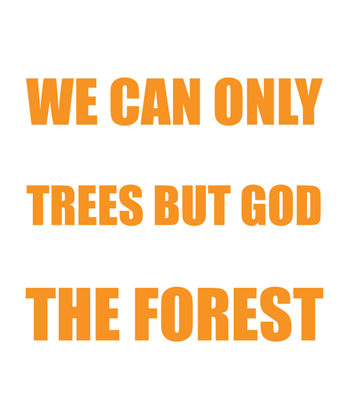We Can Only See The Trees But God Can See The Forest-01 (3) Poster Canvas Movie