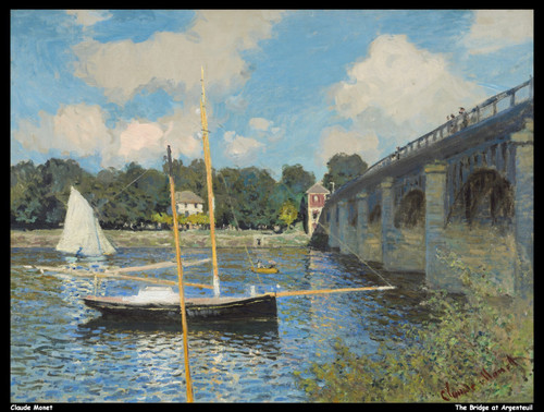 claude-monet---the-bridge-at-argenteuil_14406466521_o(1) Poster Canvas Movie Fil