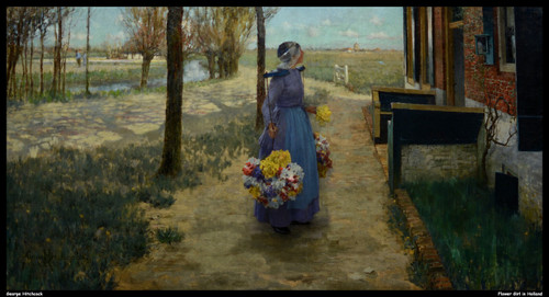 george-hitchcock---flower-girl-in-holland--jpb_20319301613_o(1) Poster Canvas Mo