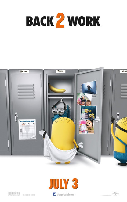 Despicable Me 2 (2013)_3 Movie Film Poster Canvas iconic design