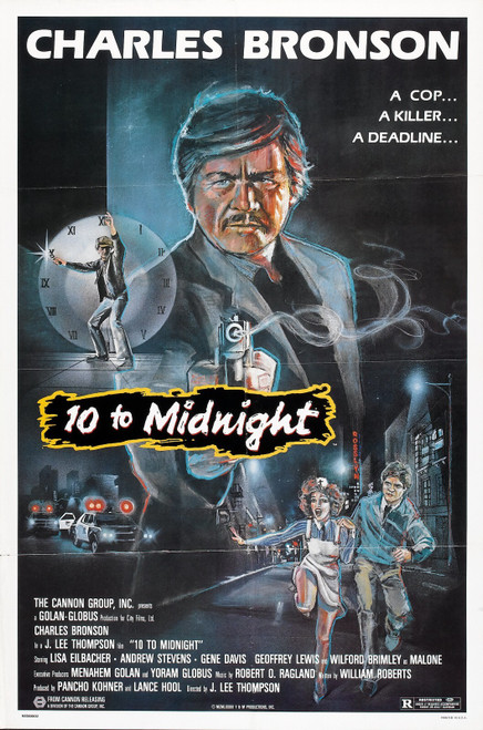 10 to Midnight (1983)_1 Movie Film Poster Canvas iconic design