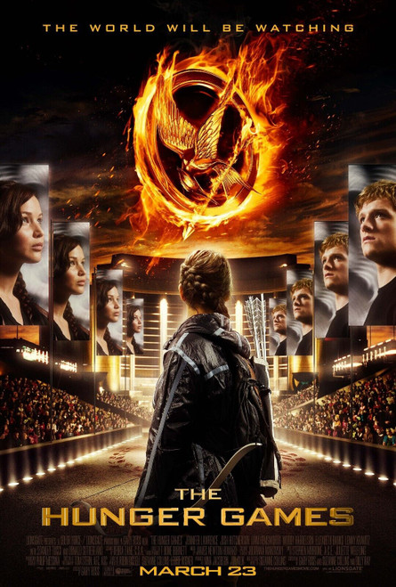 The Hunger Games (2012)_23 Poster Canvas Movie Film Print A0 A1 A2 A3 A4 A5 A6 A