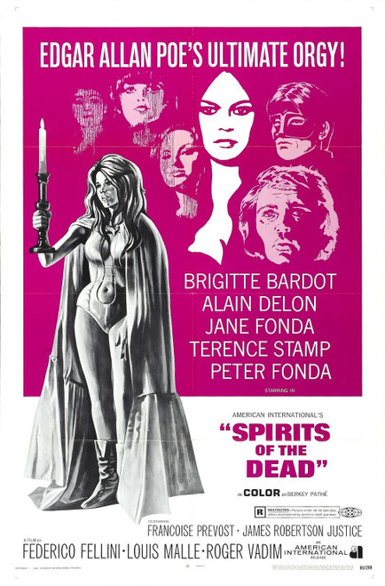 Spirits of the Dead (1969)_1 Poster Canvas Movie Film Print A0 A1 A2 A3 A4 A5 A6